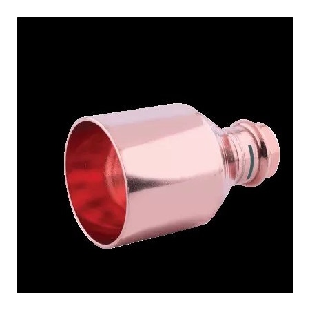 Smith-Cooper Copper Reducing Adapter Coupling, 1-1/4 in. Male Sweat x 3/4 in. Press, EPDM, 5PK 4343006840